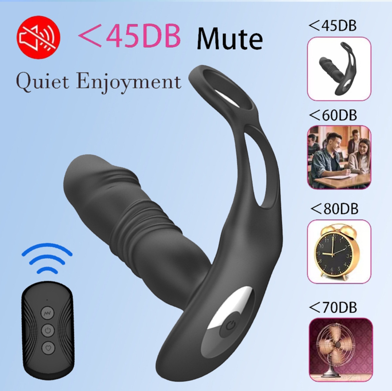Telescopic Vibrating Remote Toy